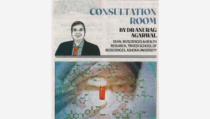Dr. Anurag Agrawal featured in an Op-Ed on the Indian Express- Why biopharma growth is essential